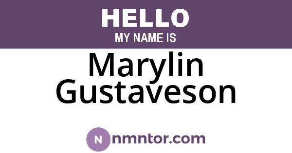 Marylin Gustaveson