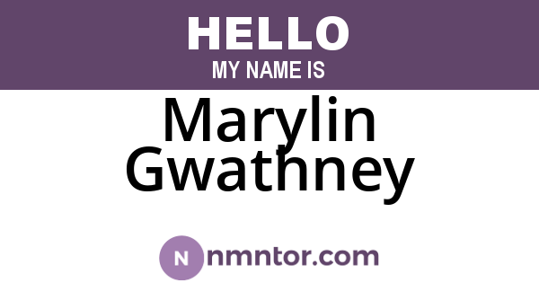 Marylin Gwathney
