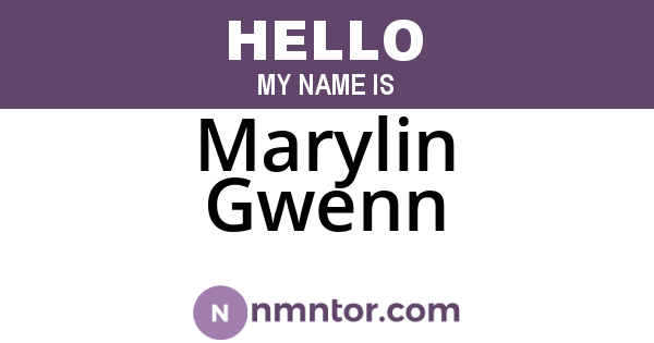 Marylin Gwenn