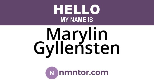 Marylin Gyllensten