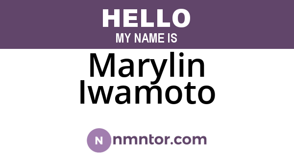 Marylin Iwamoto