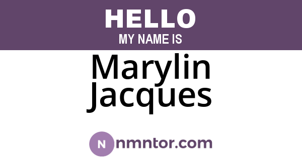 Marylin Jacques