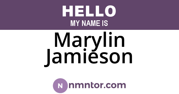 Marylin Jamieson