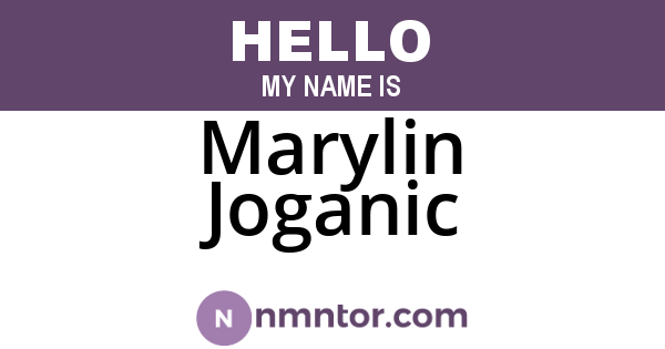 Marylin Joganic