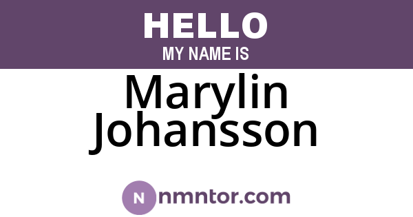 Marylin Johansson