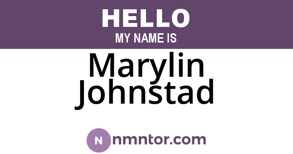 Marylin Johnstad