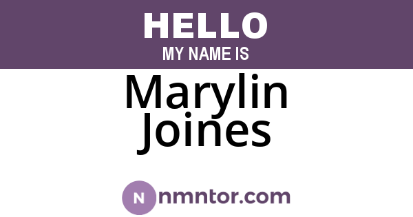 Marylin Joines