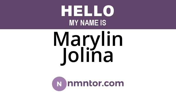 Marylin Jolina