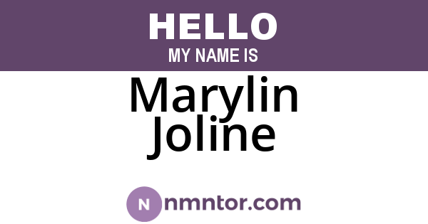 Marylin Joline