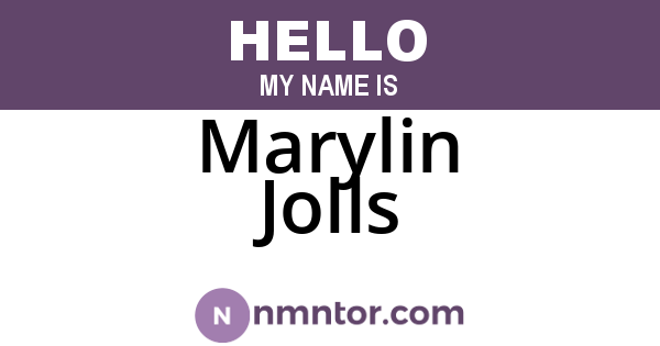 Marylin Jolls