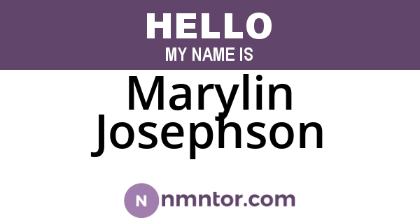 Marylin Josephson
