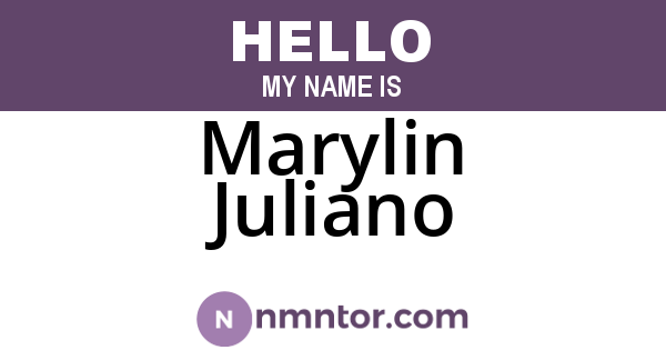 Marylin Juliano