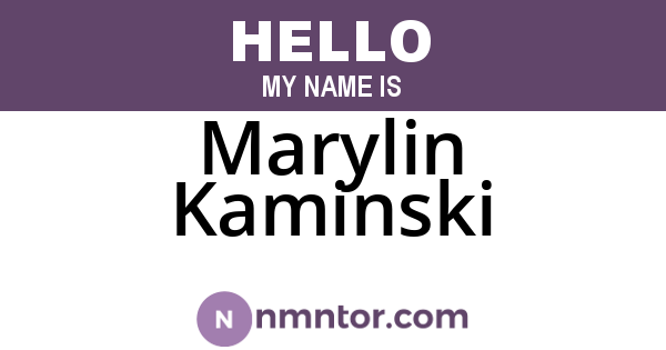 Marylin Kaminski