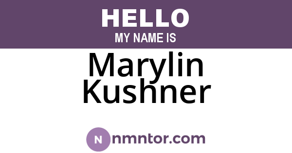 Marylin Kushner
