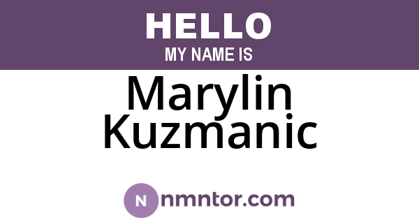 Marylin Kuzmanic
