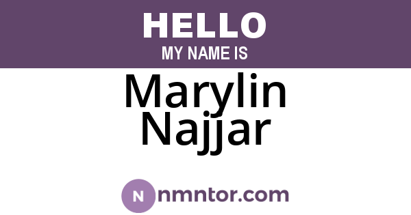 Marylin Najjar