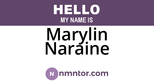 Marylin Naraine
