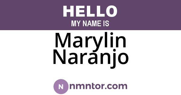 Marylin Naranjo