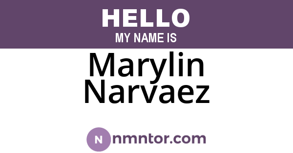 Marylin Narvaez