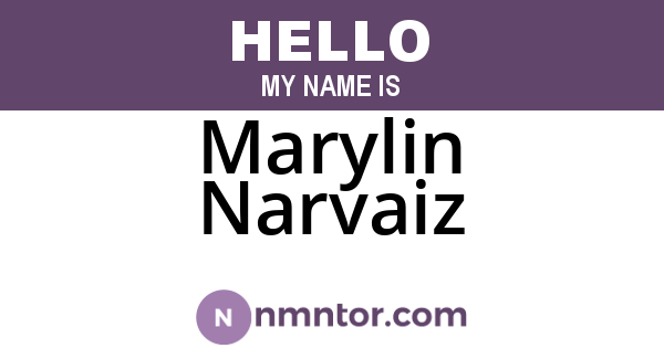 Marylin Narvaiz