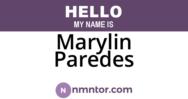 Marylin Paredes
