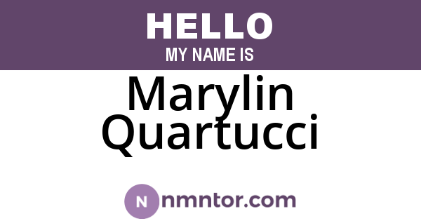 Marylin Quartucci