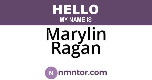 Marylin Ragan
