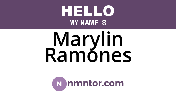 Marylin Ramones