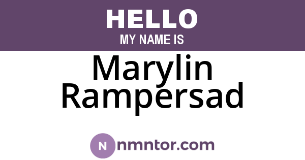 Marylin Rampersad