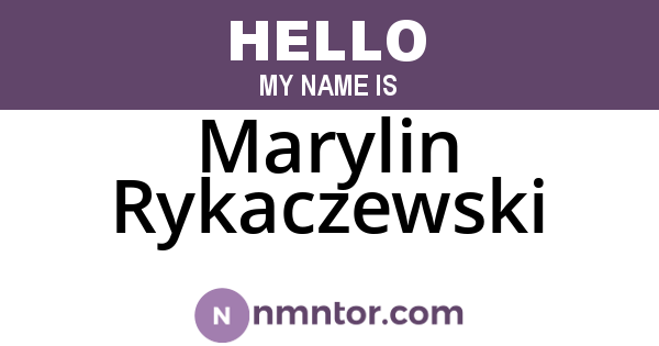 Marylin Rykaczewski