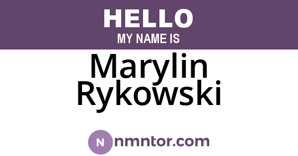 Marylin Rykowski