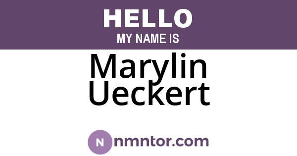 Marylin Ueckert