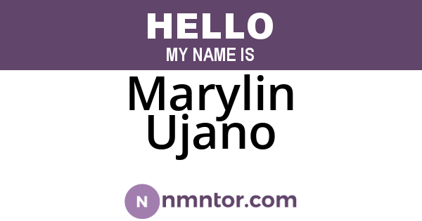 Marylin Ujano