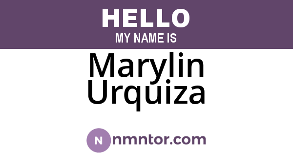 Marylin Urquiza