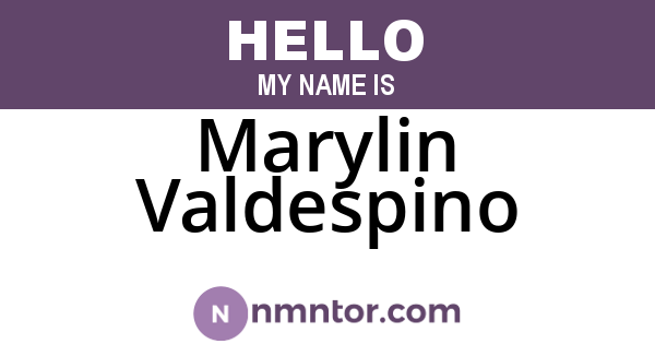 Marylin Valdespino