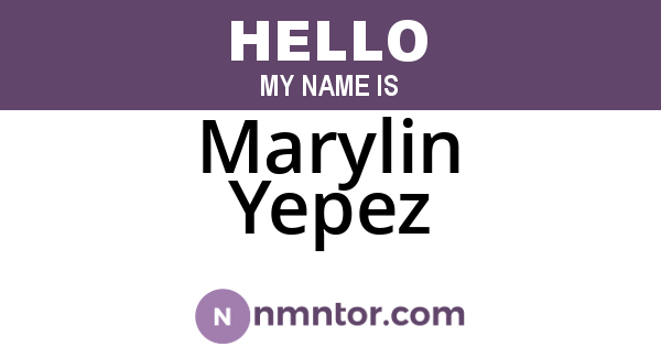 Marylin Yepez