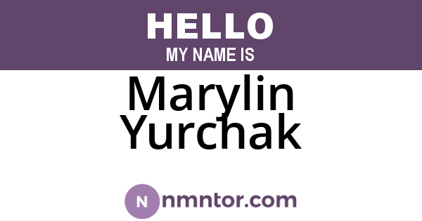 Marylin Yurchak