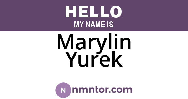 Marylin Yurek