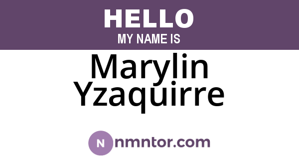 Marylin Yzaquirre