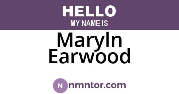 Maryln Earwood