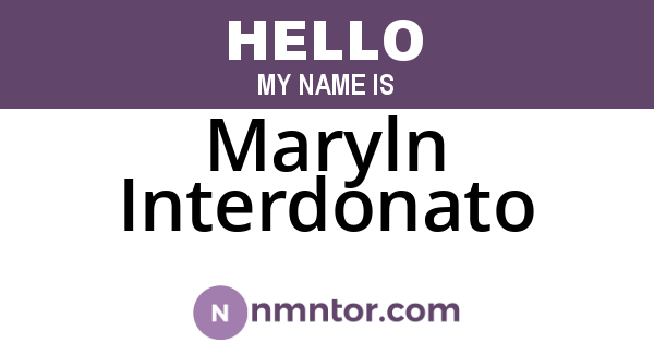 Maryln Interdonato
