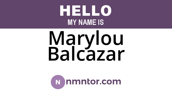 Marylou Balcazar