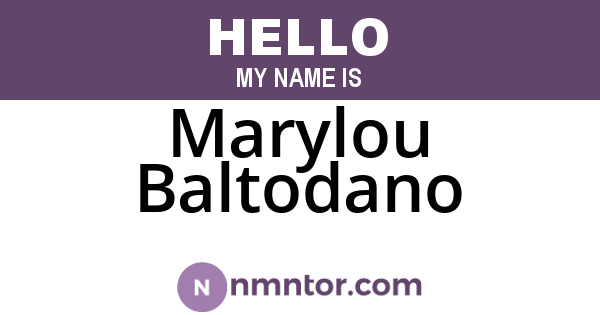 Marylou Baltodano