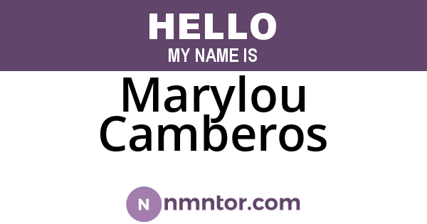 Marylou Camberos