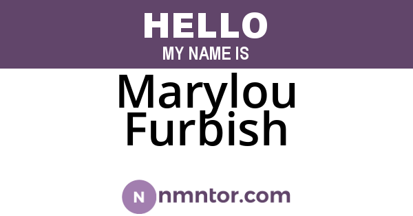 Marylou Furbish