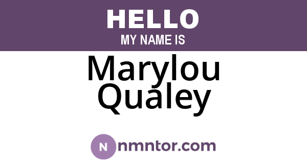 Marylou Qualey