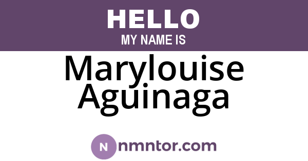 Marylouise Aguinaga