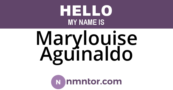 Marylouise Aguinaldo