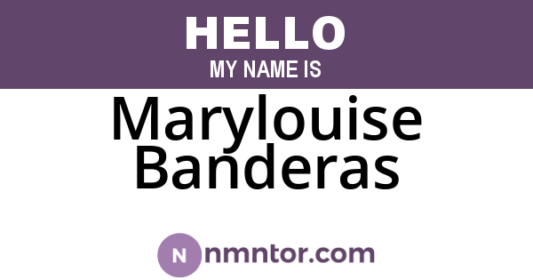 Marylouise Banderas