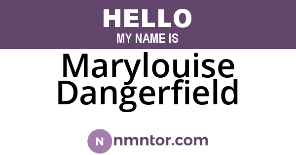 Marylouise Dangerfield